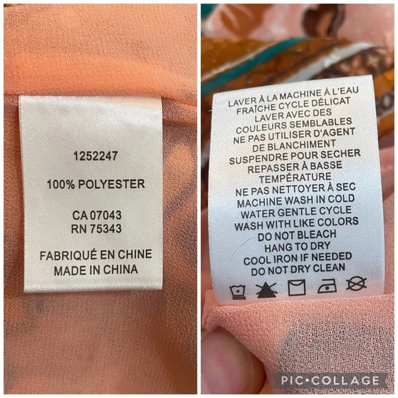 Joie Boho Peasant Floral Long Sleeve Top Blouse Women's Size Small - Picture 8 of 10